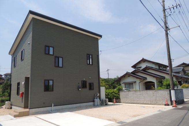 松江市古曽志町の新築住宅